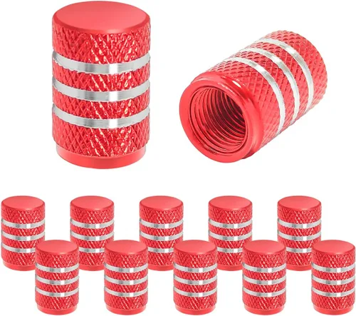 Vista 15 de 12 PCS tapones para válvulas de neumáticos de automóvil, tapas herméticas, universales para automóviles, bicicletas, motocicletas, SUV, accesorios
