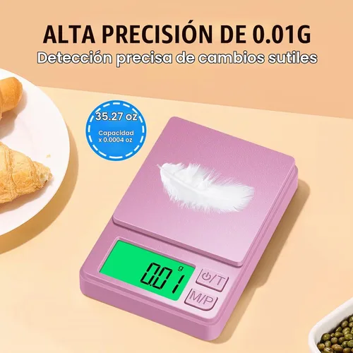 Vista 6 de Diyife exactitud de la escala 0.0004 oz del gramo del bolsillo de Digitaces