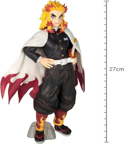 Vista 2 de Figura Ichibansho - Demon Slayer: Kimetsu no Yaiba - Kyojuro Rengoku (El Hashira), estatua coleccionable de Bandai Spirits