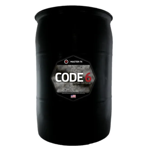 Vista 10 de Master FX Code 6 Fog Juice - Líquido a base de agua extremadamente duradero, de alto rendimiento, inodoro para máquinas de niebla de 400 a 1500 W