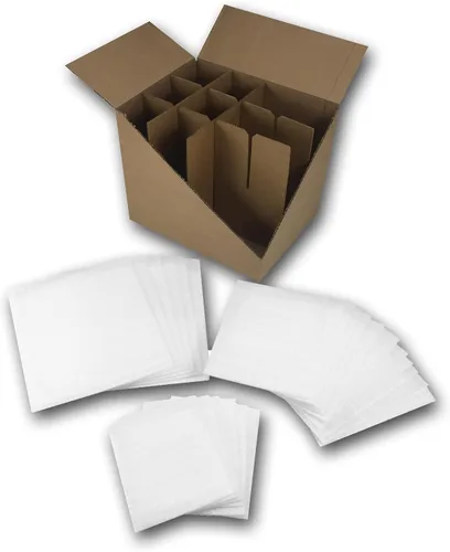 Vista 3 de Uboxes Kit divisor de celdas de plato: compartimentos de caja y bolsas de espuma (DISHSAVOR024)