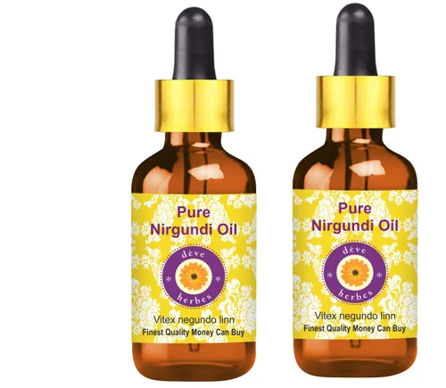 Vista 6 de Deve Herbes Pure Nirgundi Aceite (Vitex negundo Linn) 0.2 fl oz (0.16 oz)