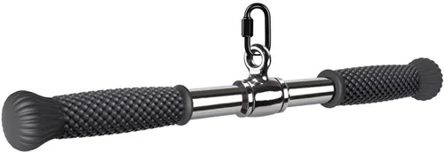 Vista 8 de SELEWARE Accesorios de máquinas de cable de barra recta giratoria para gimnasio, barra de tracción barra de presión con mango de goma