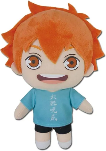 Vista 3 de Great Eastern Entertainment Haikyu!! S2- Hinata Yojijukugo Sentado Pose Felpa 7" H