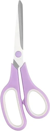 Vista 8 de Koqye Tijeras multiusos para manualidades de 7.7 pulgadas, tijeras de acero Rosa 7.7