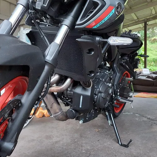 Vista 6 de Cubierta protectora de rejilla de radiador compatible con FZ-07 MT-07 2021-2023