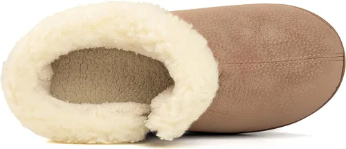 Vista 3 de RockDove Pantuflas tipo botín Sierra de piel sintética para mujer
