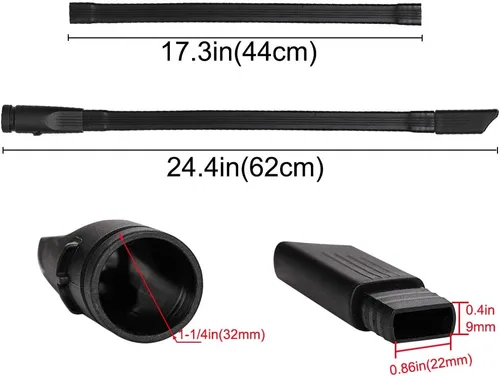 Vista 3 de Eagles Boquilla flexible extendida a 24 pulgadas compatible con Dyson V6 DC-24 DC-32 DC-40 DC-60 DC-74