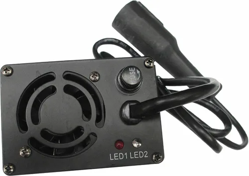 Vista 5 de Club Car 48 Volt Cargador de batería para carrito de golf de 5 amperios - con enchufe de carga de 3 pines