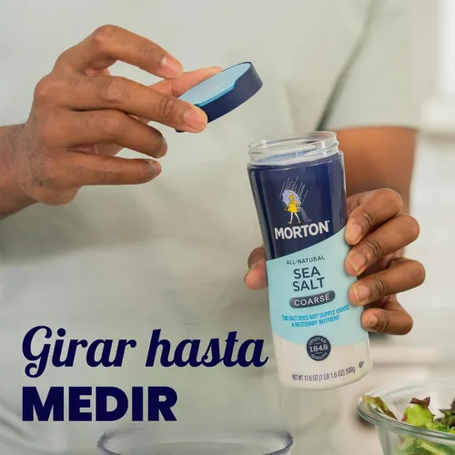 Vista 6 de Morton Sea Salt gruesa, 17.6 onzas (paquete de 6)