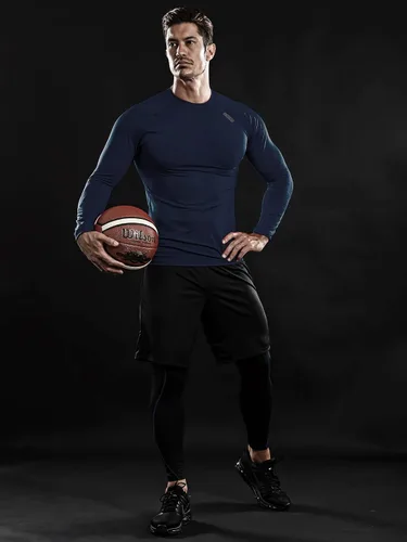 Vista 4 de DRSKIN Paquete de 4, 3 o 1 camiseta de compresión para hombre, manga larga, deportiva, capa base, entrenamiento, correr, atletismo, gimnasio