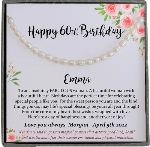 Vista 13 de Be Wished Regalos personalizados de 60 cumpleaños para mujeres