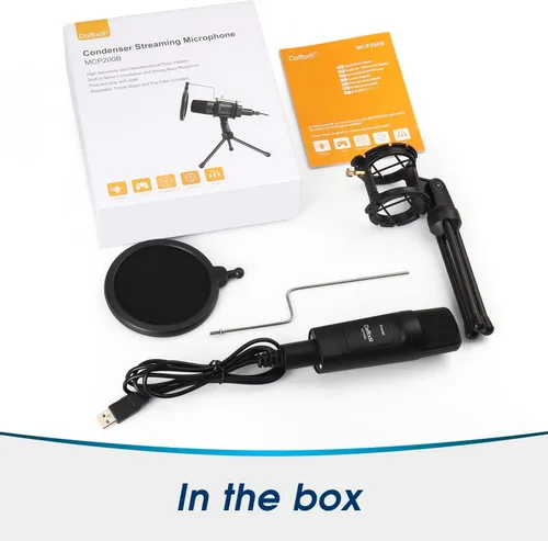 Vista 13 de Daffodil Micrófono de condensador USB omnidireccional MCP200 - Micrófono