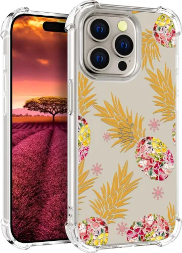 Vista 65 de Funda compatible con iPhone 15, bonita funda transparente para mujer, funda de silicona transparente para teléfono, color negro, tigre poderoso