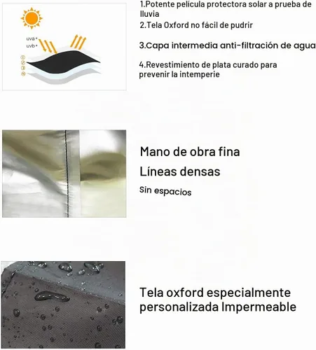 Vista 7 de Ericlin Paquete de 2 fundas para lavadora y secadora, cubierta para lavadora de carga superior, cubierta de protección para secadora de ropa a
