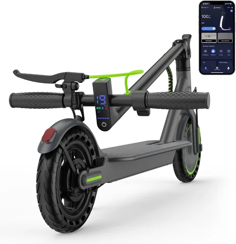 Vista 15 de Aovowheel Scooter eléctrico para adultos, plegable E Scooter Conmuting Púrpura-negro