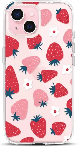 Vista 37 de Compatible con iPhone 15, funda transparente de encaje negro floral a prueba de golpes, parte trasera dura, delgada, bonita funda transparente