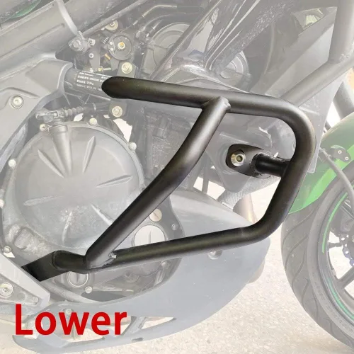 Vista 4 de Jaula de acero para motocicleta, barra de choque, protector de motor, protector de parachoques para Ka-wasaki Versys 650 Versys650 KLE650 KLE 650 15