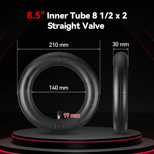 Vista 5 de aibiku Tubo interior de 8.5 pulgadas para scooter eléctrico, grueso, duradero, a prueba de fugas, tubo interior de 8 1/2 x 2 para Xiaomi M365