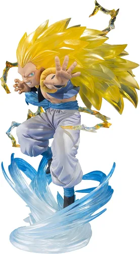 Vista 4 de Figura de acción de Gotenks (Dragon Ball, Super Saiyan), de Bandai Tamashii Nations S.H.