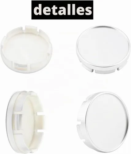 Vista 7 de 4 piezas de tapas centrales de 2.15 pulgadas para aros, compatibles con tapas centrales para aros de Ford Edge Escape Focus Fusion C-Max, reemplazo