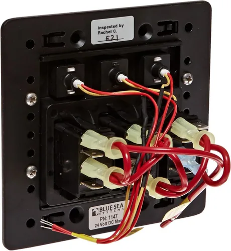 Vista 2 de Blue Sea Systems Panel de control remoto 1148 para interruptores de la serie ML