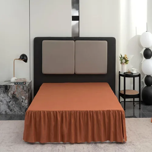 Vista 11 de TSUTOMI Falda de Cama Negra Tamaño Twin con Volantes y Esquinas Divididas, Falda de Cama Twin Caída de 12 Pulgadas, Falda de Cama Tamaño Twin Negra