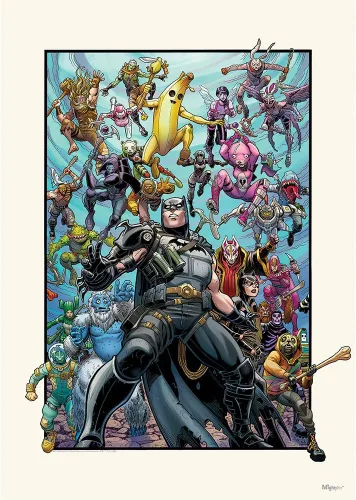 Vista 16 de MIGHTYPRINT DC Comics - Absolute Batman - Cubierta de la variante número 1 - Arte de pared de 17 x 24 pulgadas - Colección oficial - Ideal