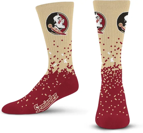 Vista 55 de For Bare Feet Calcetines de la NCAA para niños y niñas, unisex, Spray Zone Crew, para jóvenes