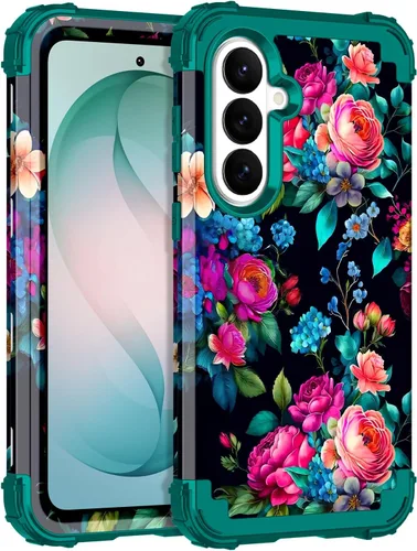 Vista 36 de Rancase para Galaxy S25, Funda de tres capas, protección resistente a los golpes, paraguas de plástico duro + funda protectora de goma de silicona