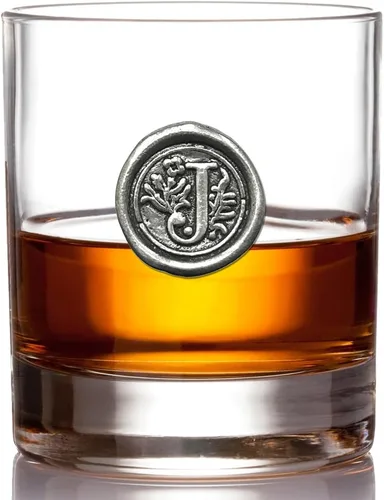 Vista 28 de English Pewter Company - Vaso de whisky antiguo de 11 onzas con inicial de monograma, regalos únicos para hombres, regalos personalizados con tu