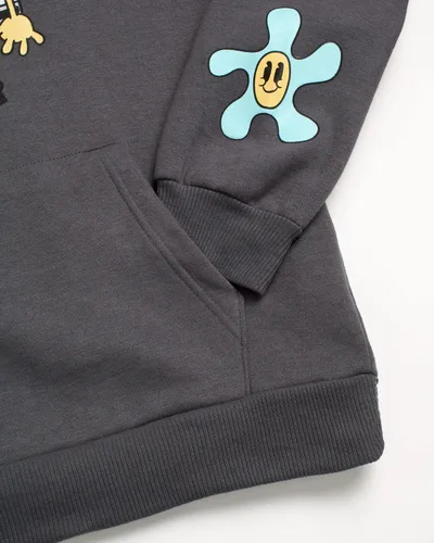 Vista 3 de Nickelodeon Mens SpongeBob and Patrick Fleece Sweatshirt Men and Womens Unisex Pullover Hoodie (Size S-XL)