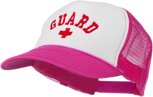 Vista 2 de Gorra de malla de espuma bordada con cruz Life Guard