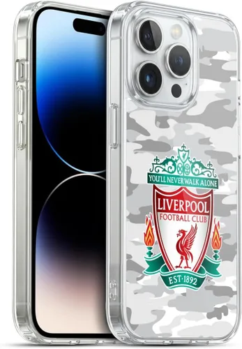 Vista 79 de Head Case Designs Funda de gel con licencia oficial del Liverpool Football Club Away Colourways Crest Camou [protección de grado militar] compatible
