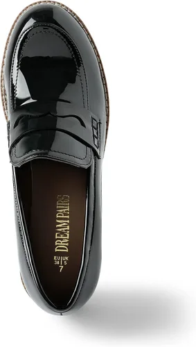 Vista 3 de DREAM PAIRS Womens Loafers, Slip On Platform Chunky Penny Heeled Loafers for Women Dressy and Work, Womens Business Casual Shoes