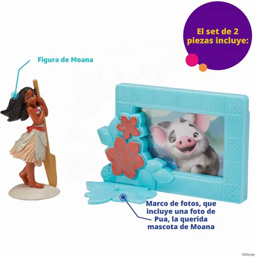 Vista 5 de Paquete de decoración Disney Moana Aventuras en Oceanía, decoración de pasteles