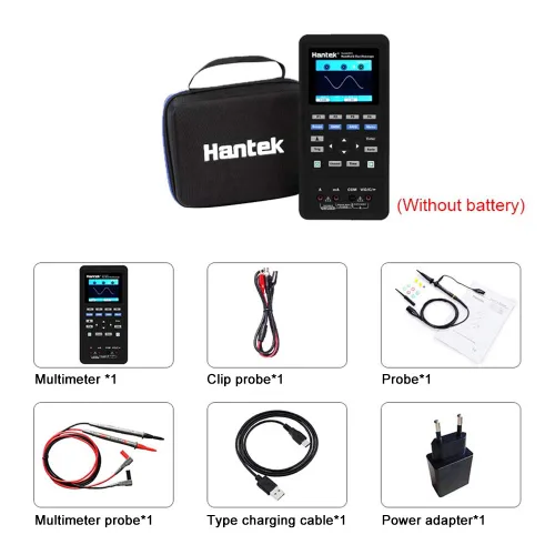 Vista 8 de Hantek 2C42 Osciloscopio Digital Multímetro USB Portátil 2 Canales 40MHz 250MSa/s Multifunción Tester