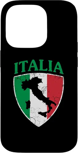 Vista 17 de Italia Flag Crest Italy Italian Family Vintage Distressed Case for iPhone 17