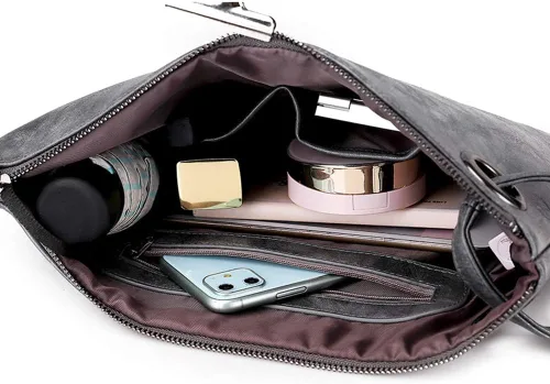Vista 5 de Bolso de mano único vegano para mujer, bolso de mano de piel sintética, bolso de mano, muñequeras para vacaciones en la playa