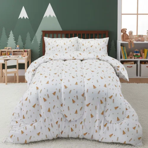 Vista 20 de Utopia Bedding - Juego de edredón reversible para todas las estaciones en negro y gris con 2 fundas de almohada, juego de ropa de cama de microfibra