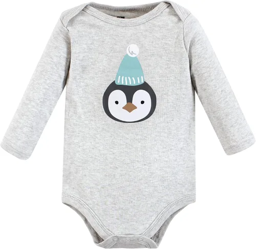 Vista 72 de Hudson Baby baby-boys Cotton Long-sleeve Bodysuits 5-pack