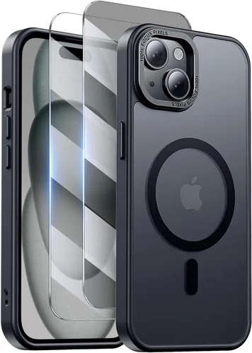 Vista 49 de Funda para iPhone 11, funda magnética con función atril [protección de grado militar] y [compatible con MagSafe], funda protectora delgada