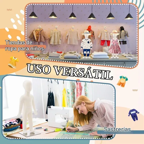 Vista 4 de DoubleFill - Maniquí para bebé de 1 año de edad, para niño pequeño