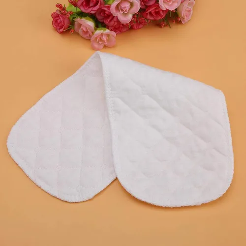 Vista 5 de Sonew Paquete de 10 forros de pañales de tela transpirable de algodón suave para bebés, insertos modernos para comodidad y absorción (3 capas)