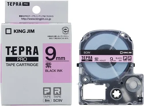 Vista 11 de King Jim Tepra PRO SC6B Color Label 0.236 in Cartucho de cinta azul