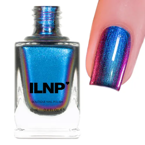 Vista 203 de ILNP 1UP - Esmalte de uñas holográfico, manicura resistente al desprendimiento, laca de uñas de larga duración, acabado suave y brillante,