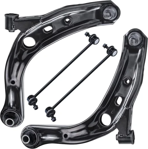 Vista 43 de Detroit Axle - 4 piezas de brazos de control traseros para Ford C-Max, Focus, Mazda 3 5, Volvo C30, C70, S40, V50, 4 brazos de control superiores e