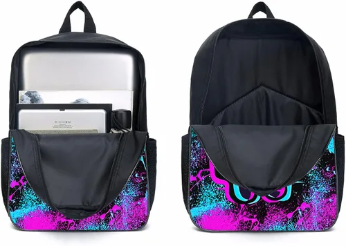 Vista 4 de Mobyat Mochila ligera resistente al agua, casual, bolsa de viaje de negocios para hombres y mujeres, 16 pulgadas, Color2