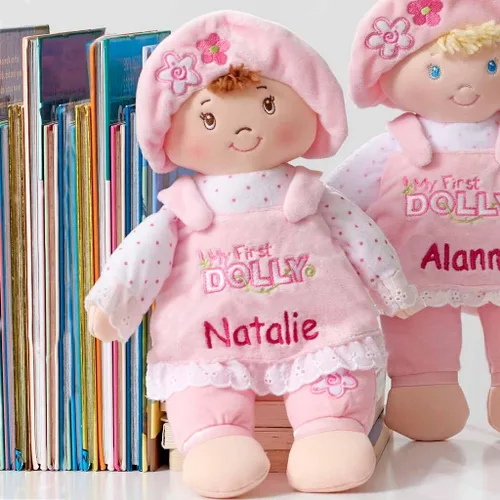 Vista 9 de DIBSIES Personalizada Mi Primera Muñeca - 13 pulgadas (Rubia)