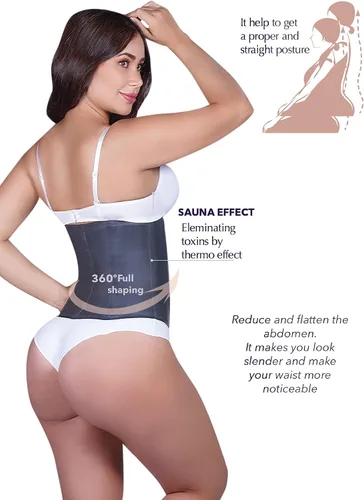 Vista 6 de Siluet Colombian Waist Trainer for Women F20NF21 100% Natural Latex Underbust Waist Corsets Waist Cincher